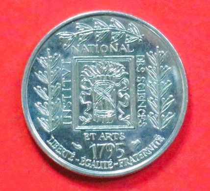 Frankreich:  1 Franc, 1995, gebraucht (used / ss+), Gedenkausgabe, # 383