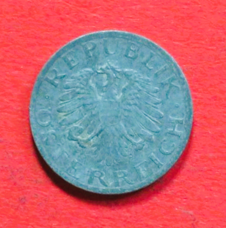 Österreich:  1 Groschen, 1947, gebraucht (used / ss), # 63