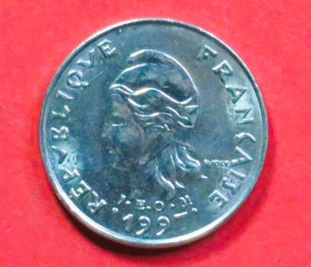 französisch Polynesien: 10 Francs, 1972+, gebraucht (used / vz), # 15