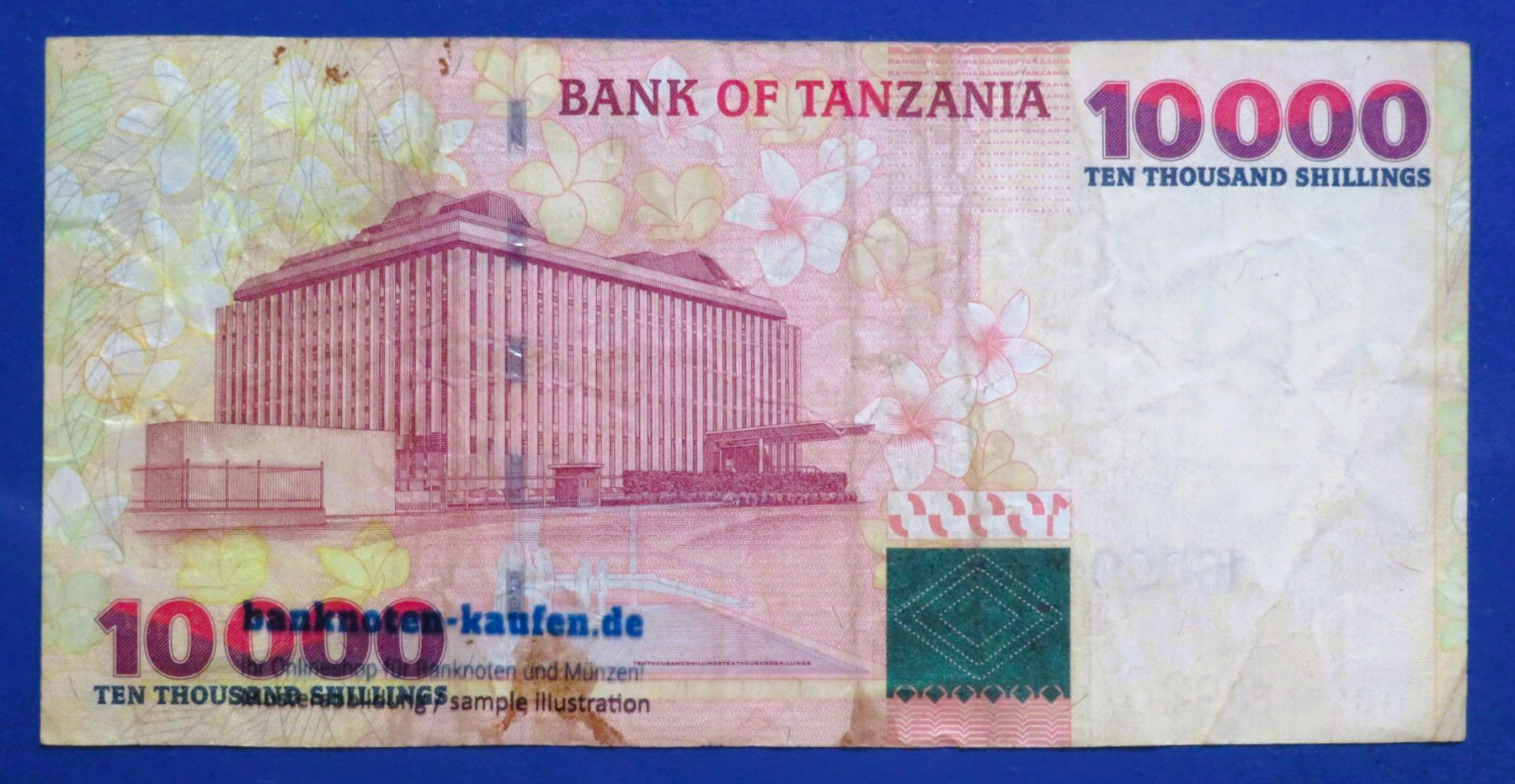 Tanzania - 10,000 Shillings, 2003ND, circulated (USED / VF), P-39