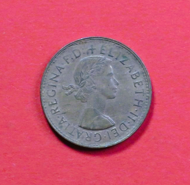 Australien, 1/2 Penny, 1959-1964, gebraucht (USED / ss), Elizabeth II.