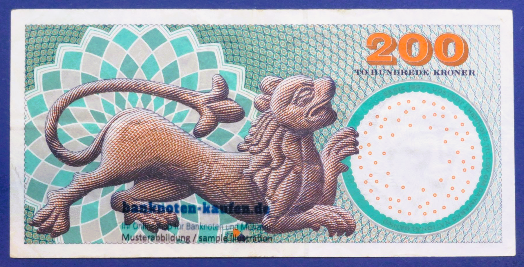 Dänemark, 200 Kroner, 2005, gebraucht (USED / VF), P-62d