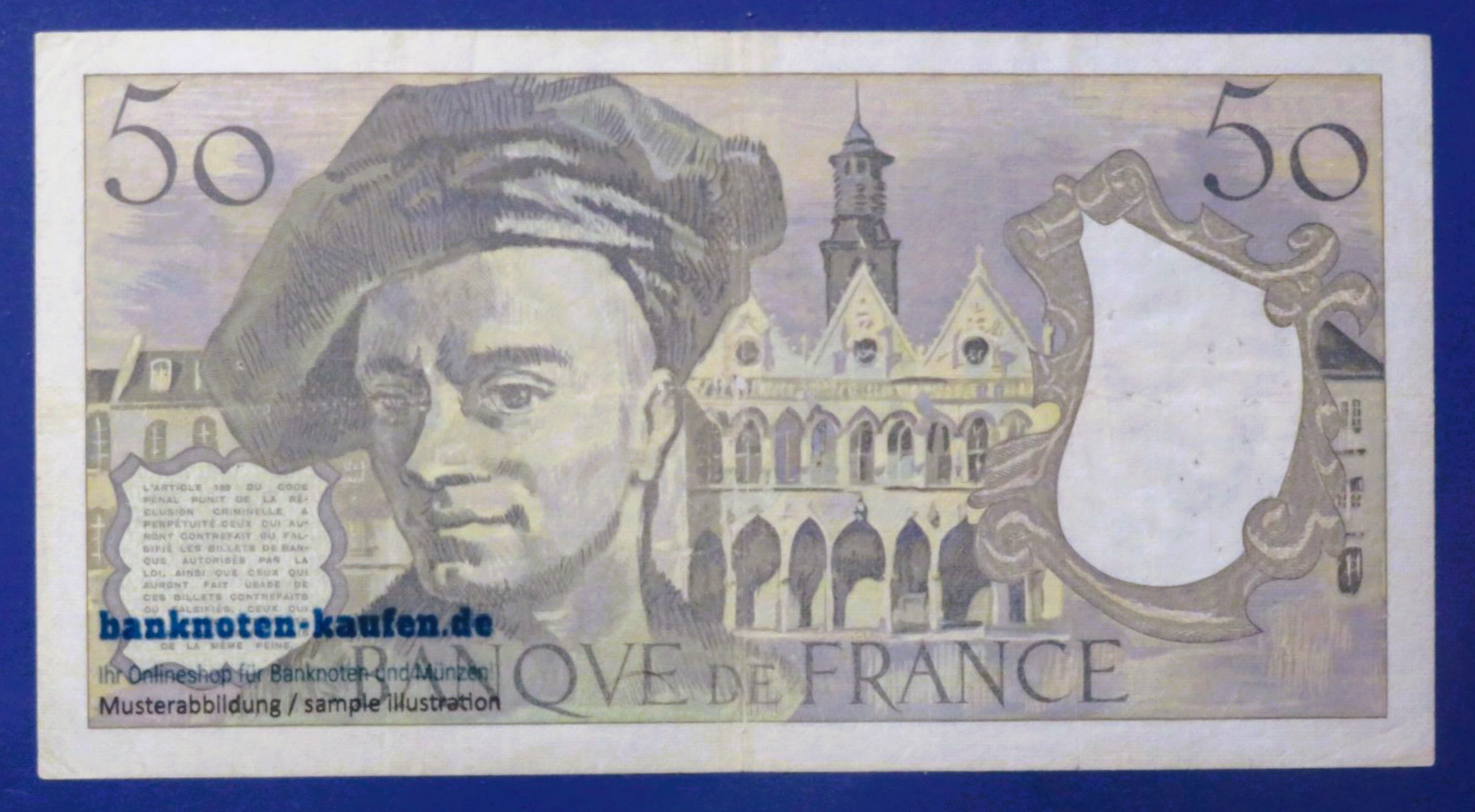 France, 50 Francs, 1976, circulated (USED / F), P-152a
