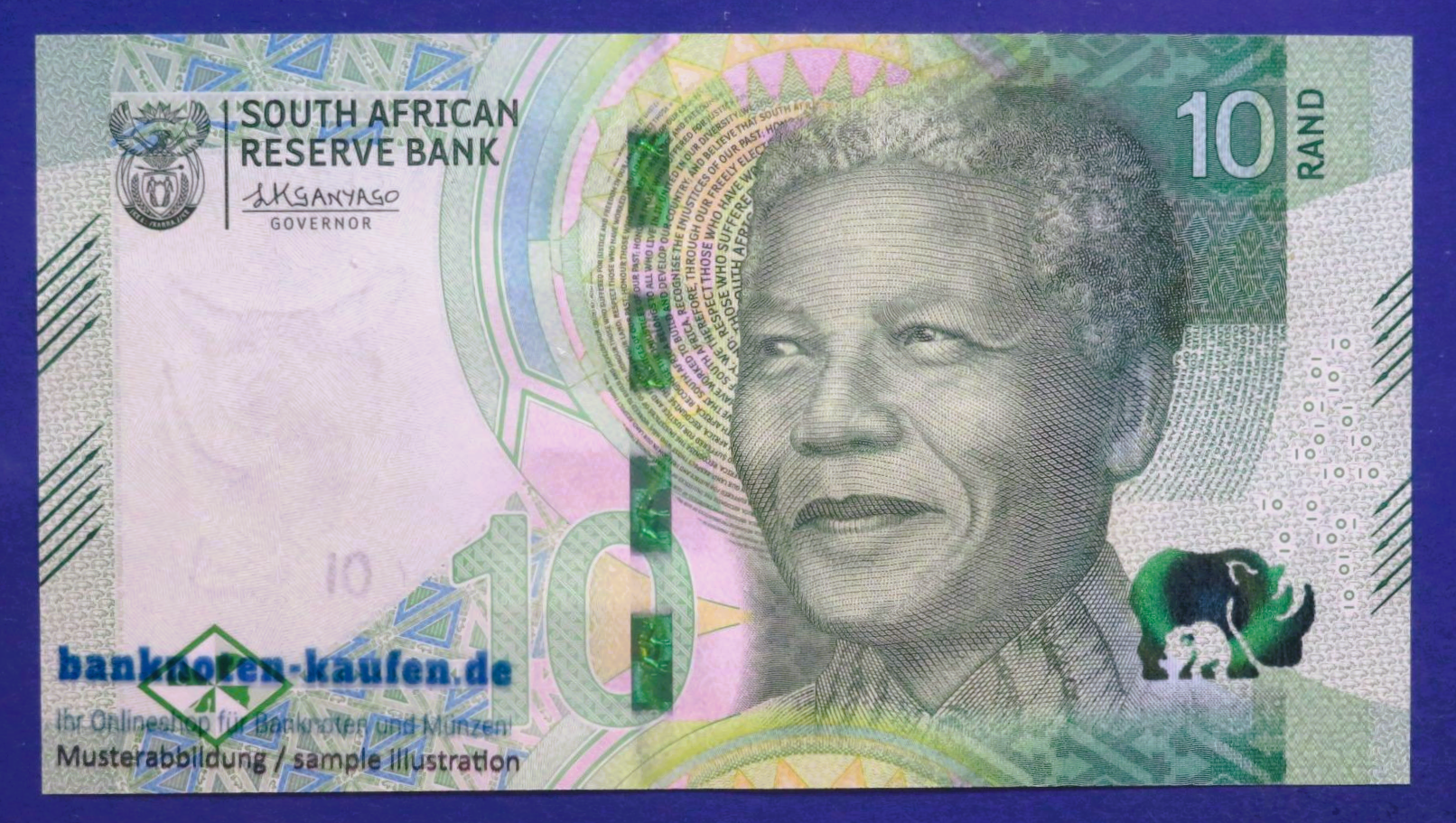 Südafrika, 10 Rand, 2023ND, kassenfrisch (UNC), P-148a