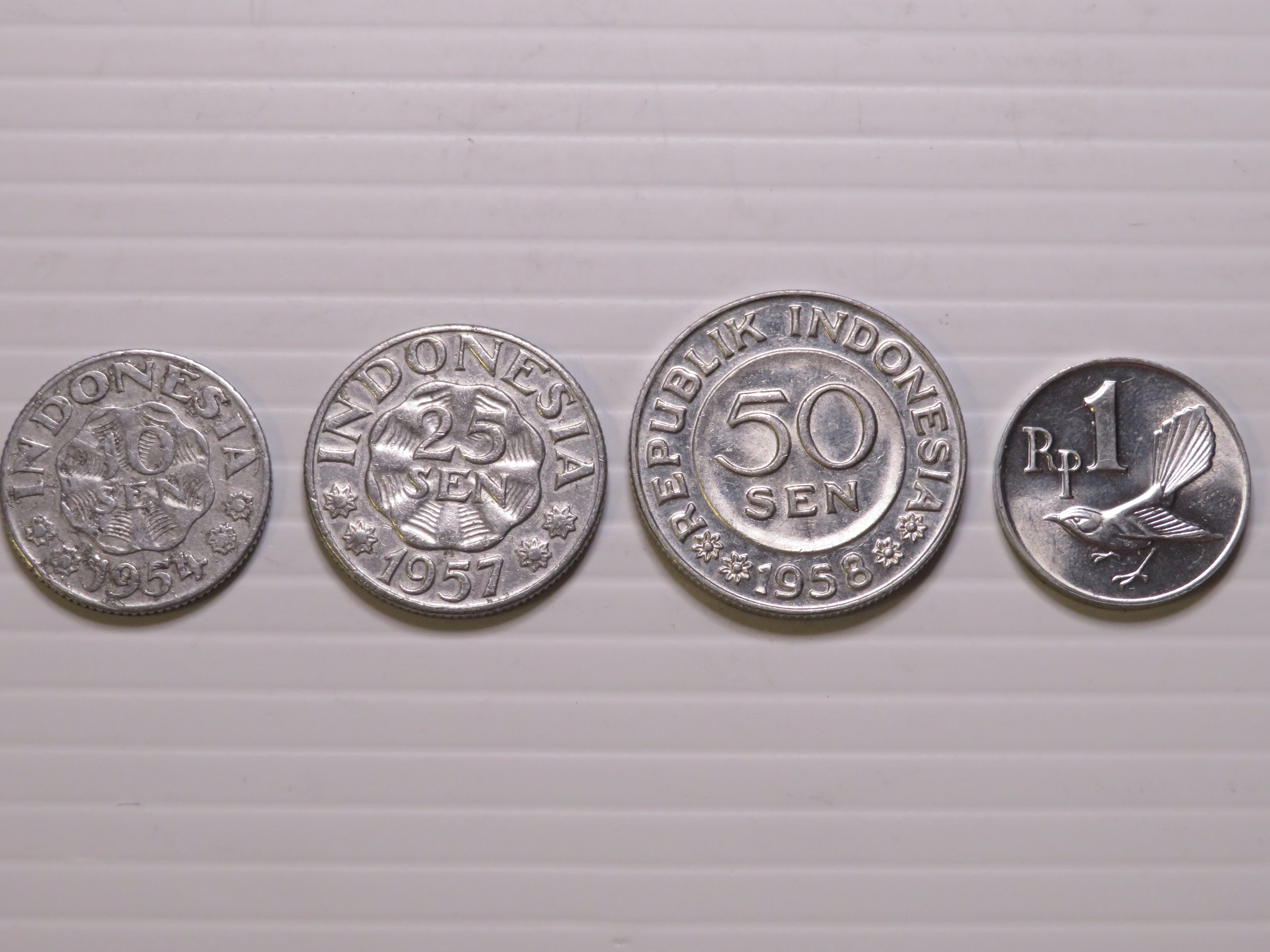 Indonesia - Coin Set 1957-1970 - USED