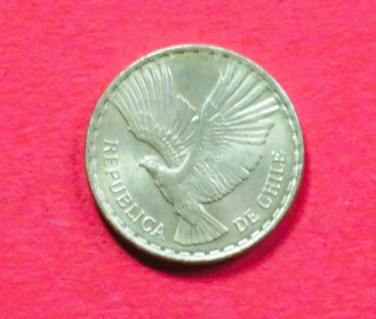 Chile: 2 Centesimos, 1960-1970, gebraucht (used / ss), # 31