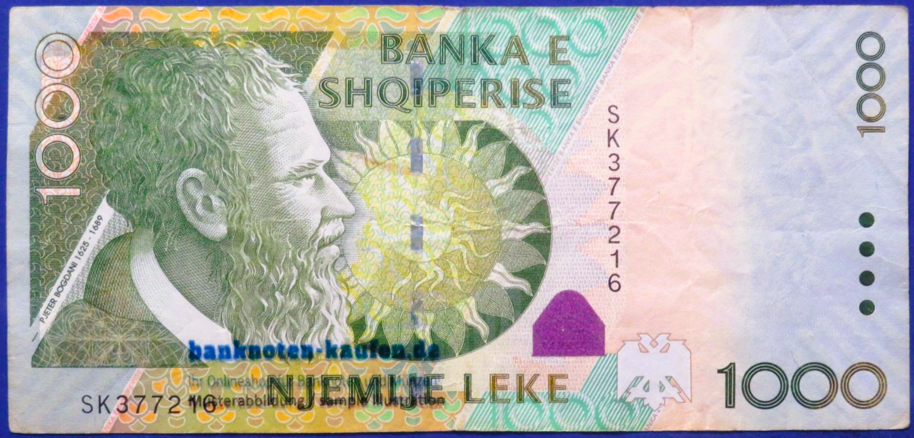 Albanien, 1.000 Leke, 2011, gebraucht (USED/ VF), P-73b