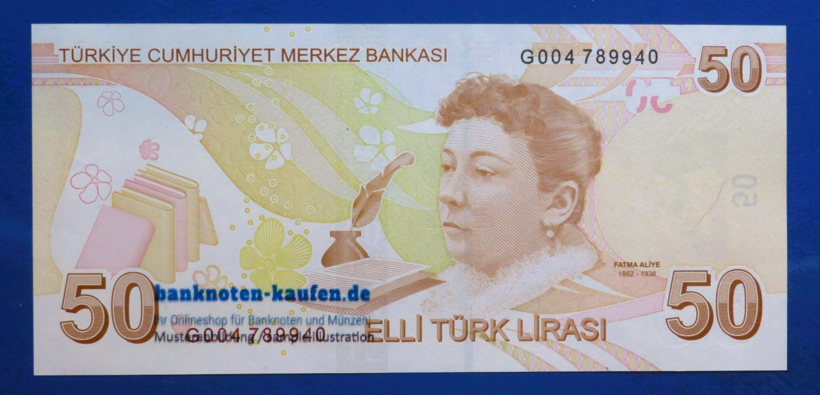 Türkei, 50 Lira, 2009, kassenfrisch (UNC), P-225