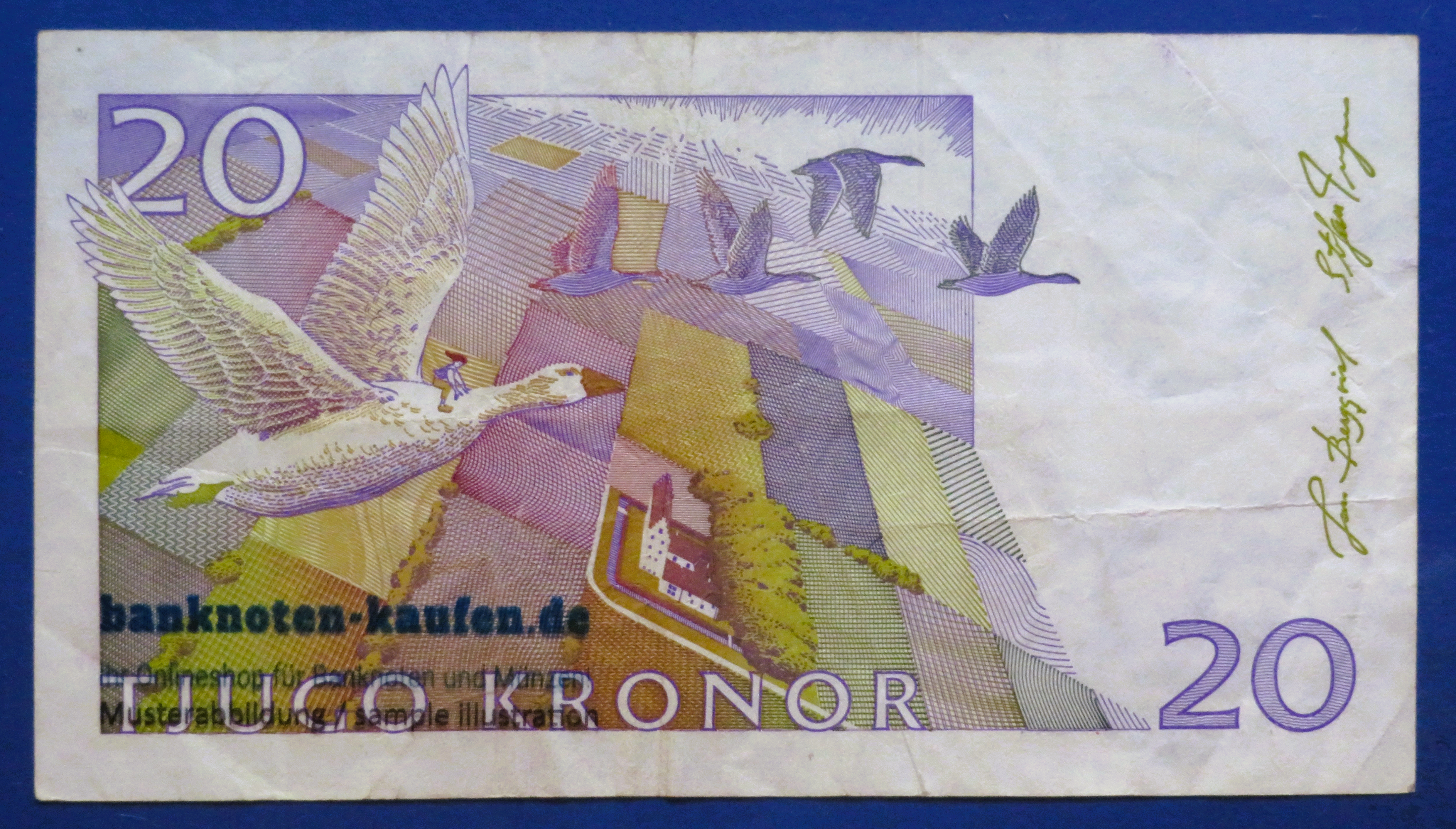 Sweden, 20 Kronor, 2006, circulated (USED / VF-), P-63c