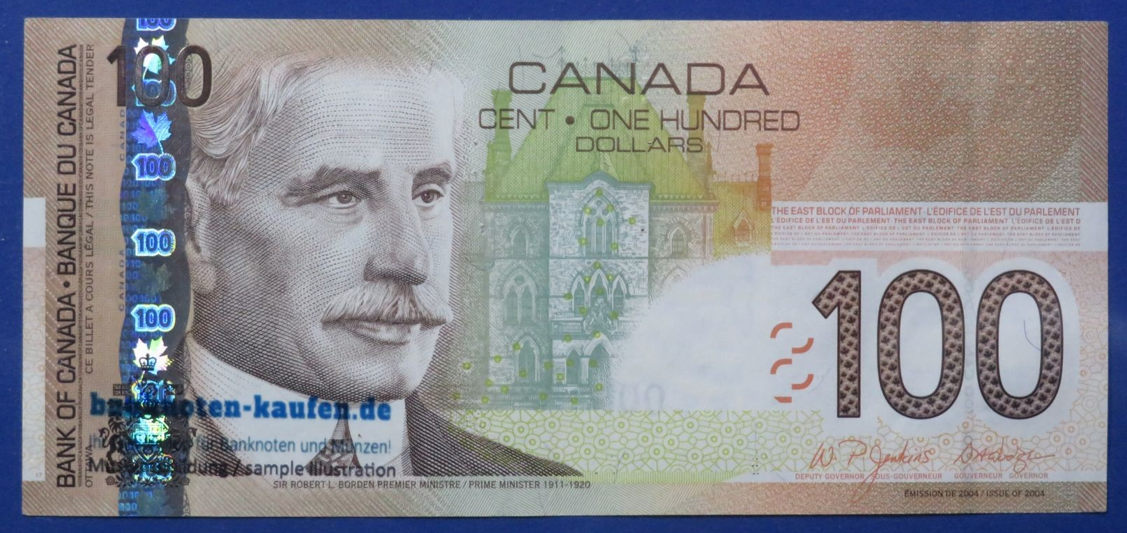 Canada, 100 Dollars, 2004, circulated (USED / VF-XF), P-105c