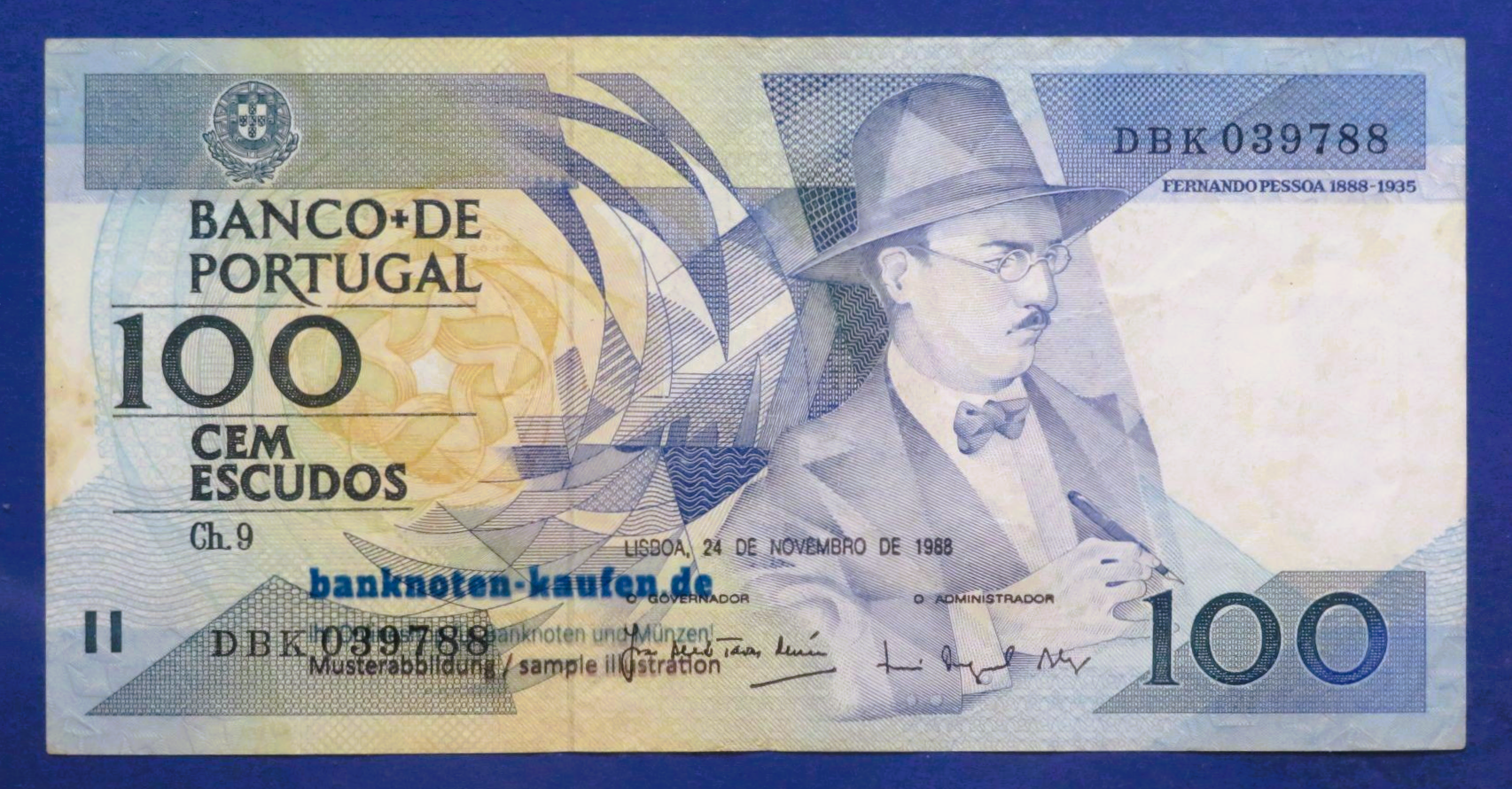 Portugal, 100 Escudos, 1988, gebraucht (USED / VF), P-179f