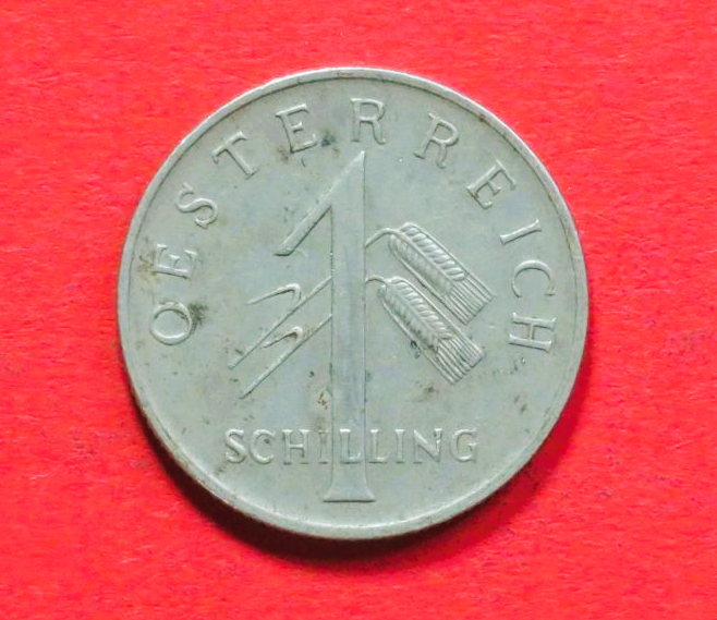 Österreich:  1 Schilling, 1934, gebraucht (used / ss), # 55
