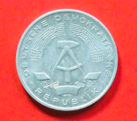 DDR: 1 Deutsche Mark, 1956-1963, gebraucht (used / vz), # 13