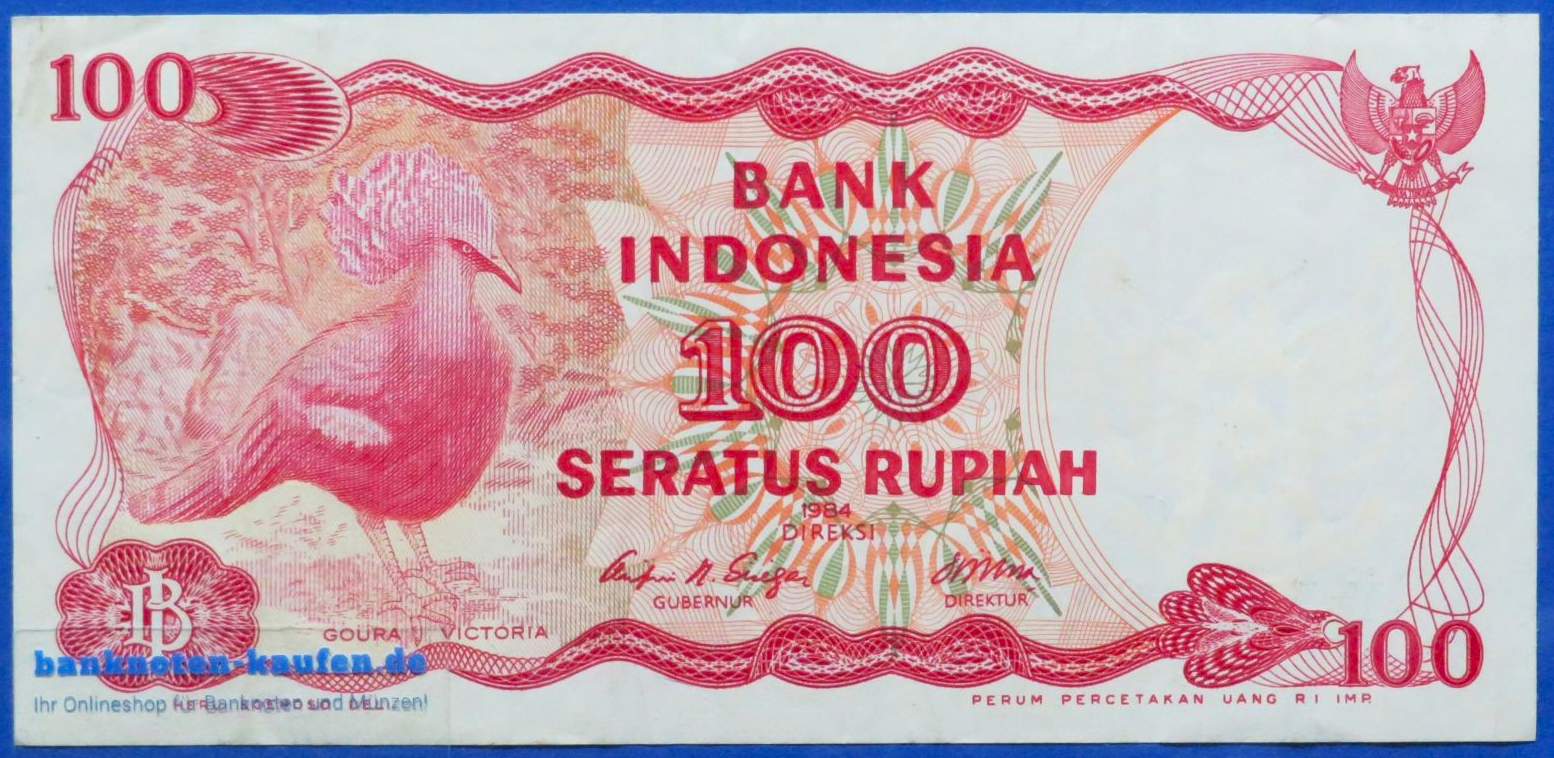 Indonesien, 100 Rupiah, 1984, gebraucht (USED / VF), P-122
