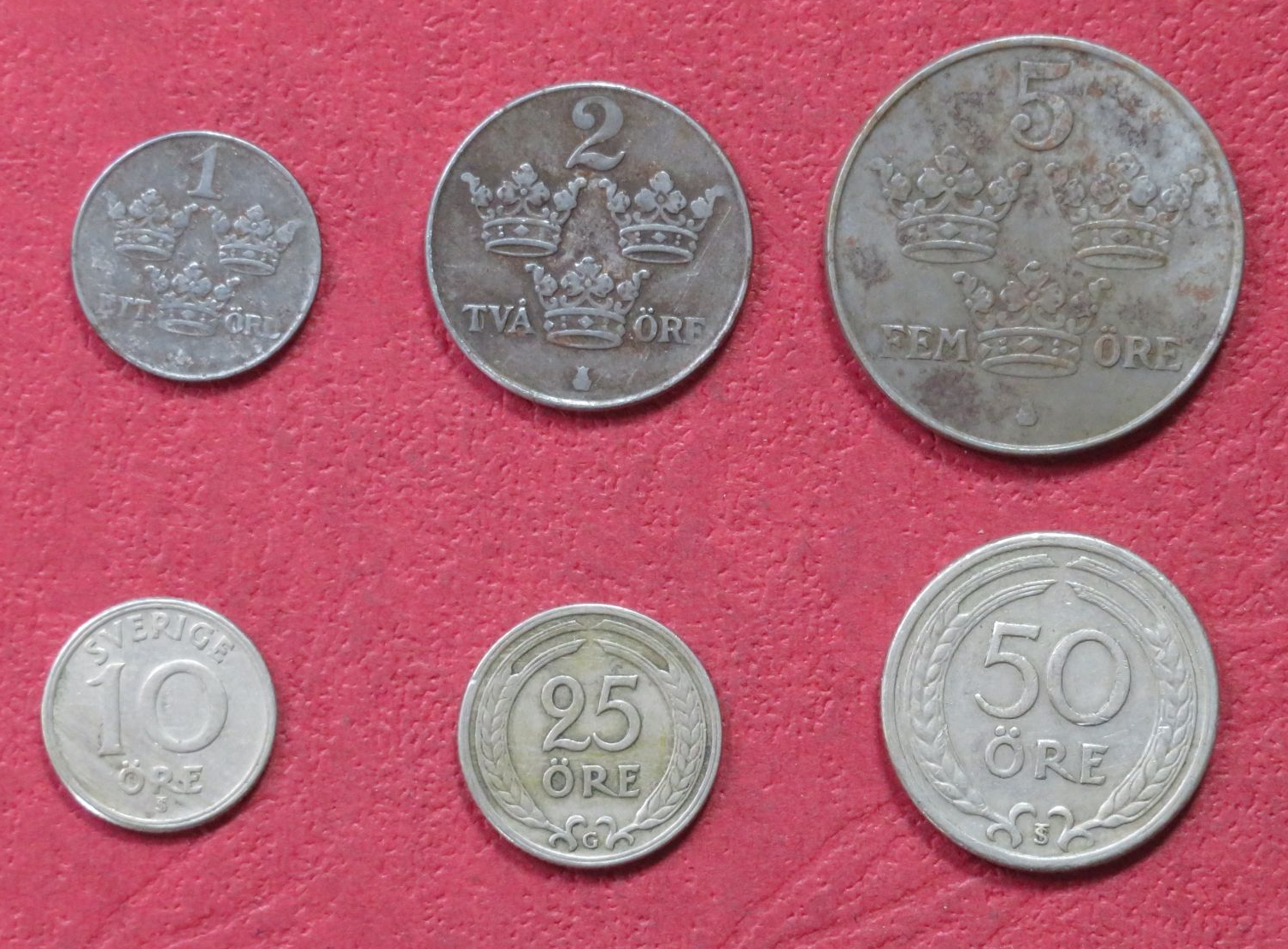 Colombia - Coin Set 1974-1981 - USED