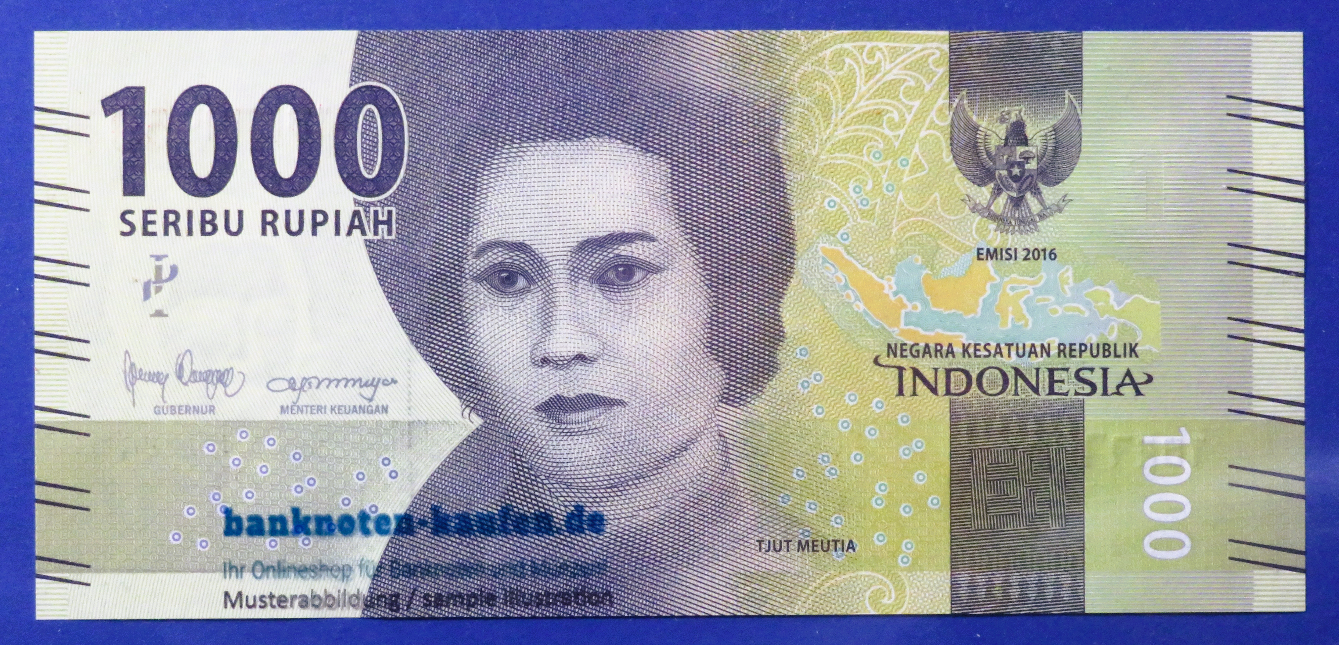 Indonesia - 1,000 Rupiah, 2016, uncirculated (UNC), P-154e