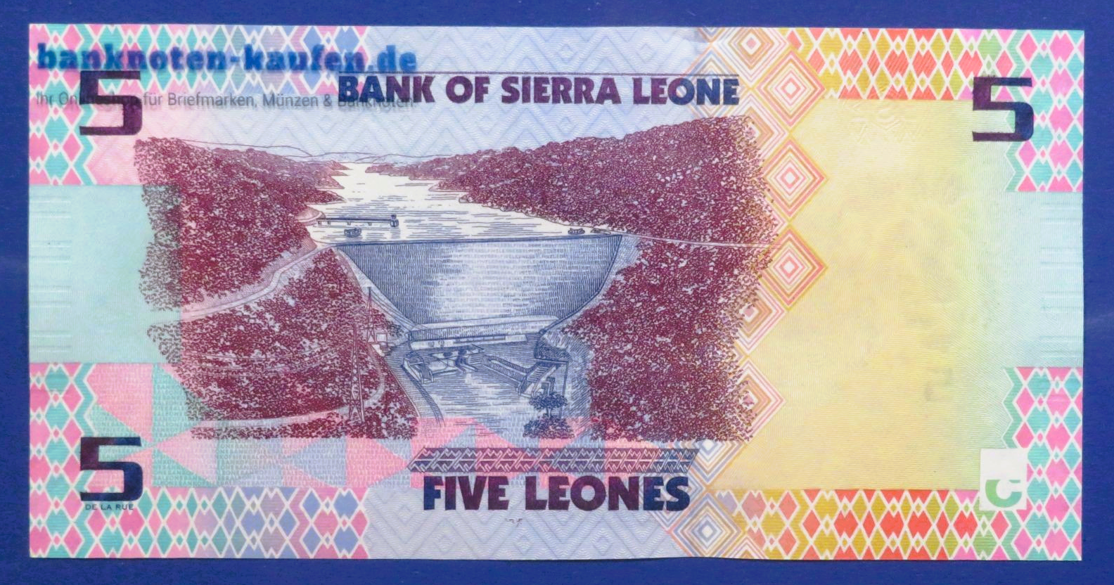 Sierra Leone, 5 Leones, 2022, kassenfrisch (UNC), P-36a