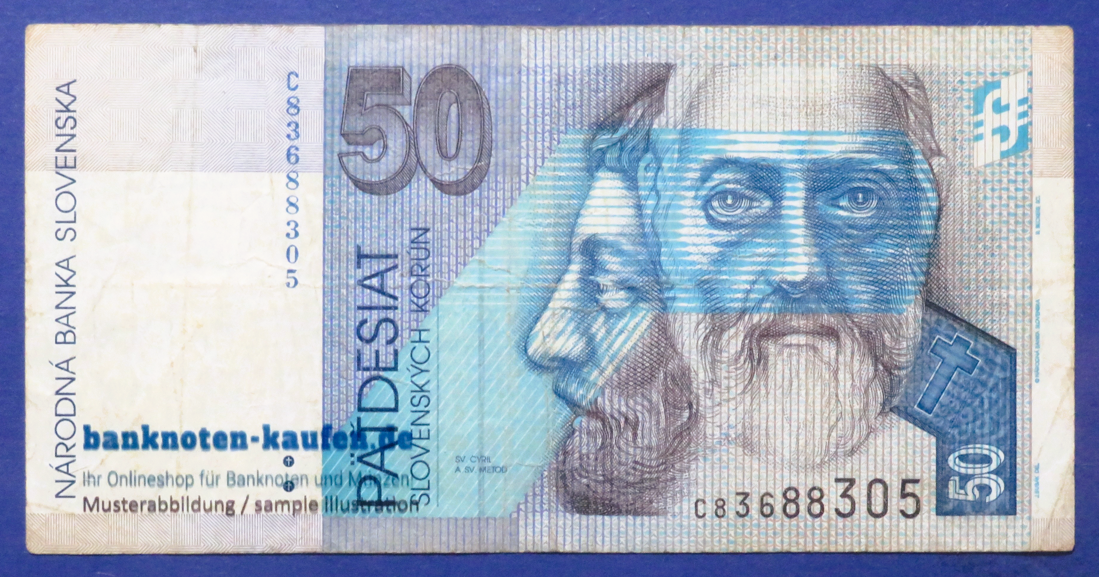 Slowakei, 50 Korun, 1999, gebraucht (USED / F), P-21c