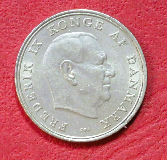 Dänemark - EZM 3: 5 Kroner, 1960-72, gebraucht (USED / ss)