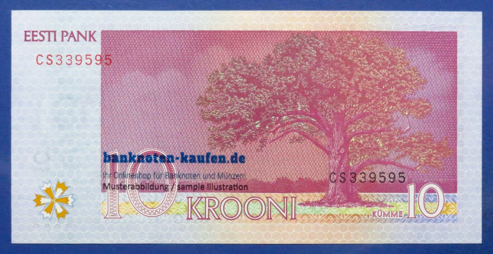 Estland, 10 Krooni, 2007, kassenfrisch (UNC), P-86b