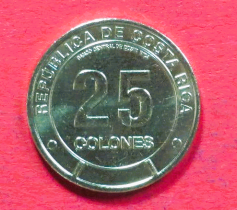 Costa Rica, 25 Colones, 2023, unzirkuliert (unc), Provinz Heredia