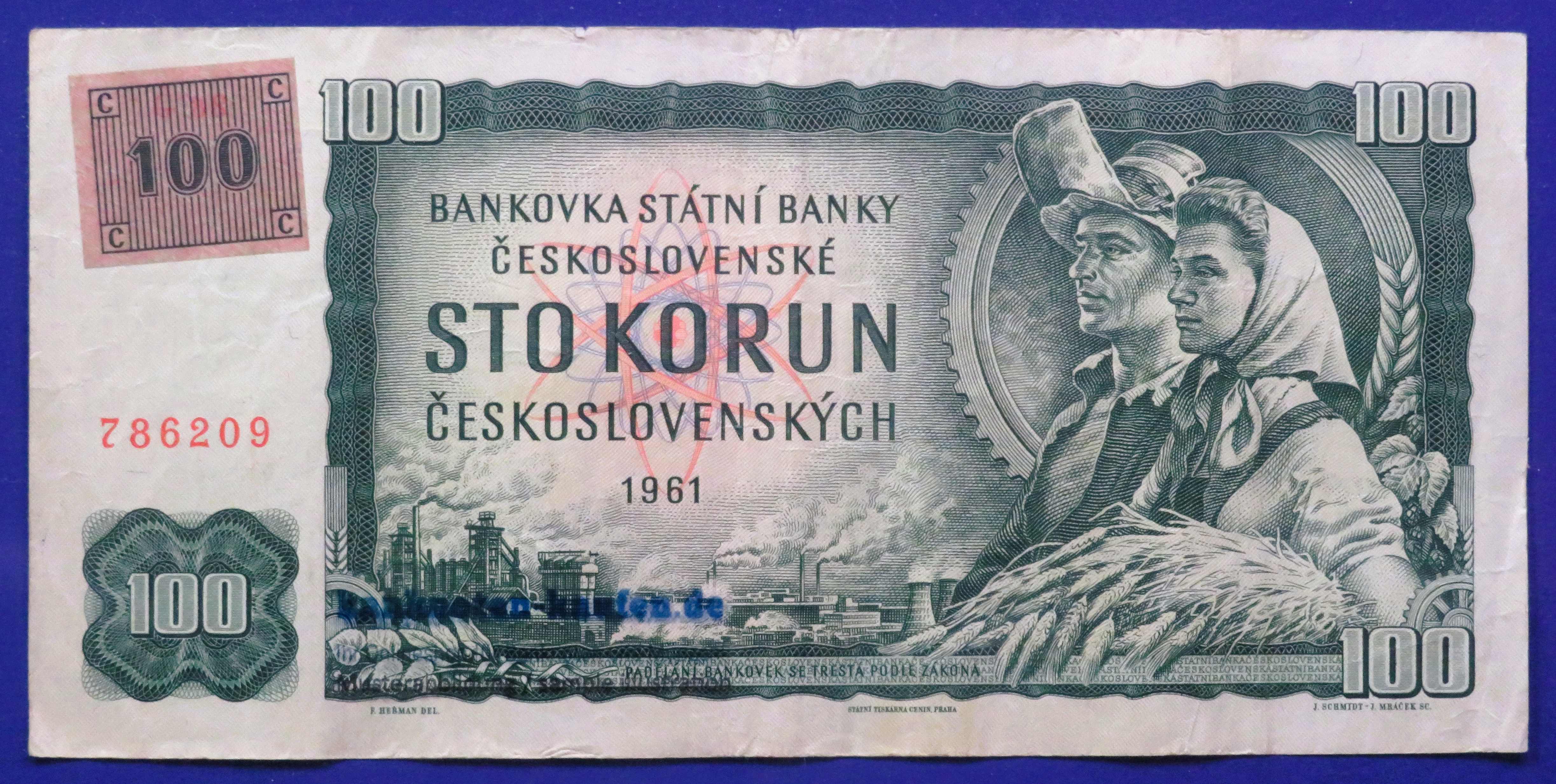 Czech Republic, 100 Korun, 1961/1993,  circulated (USED / VF), P-1k