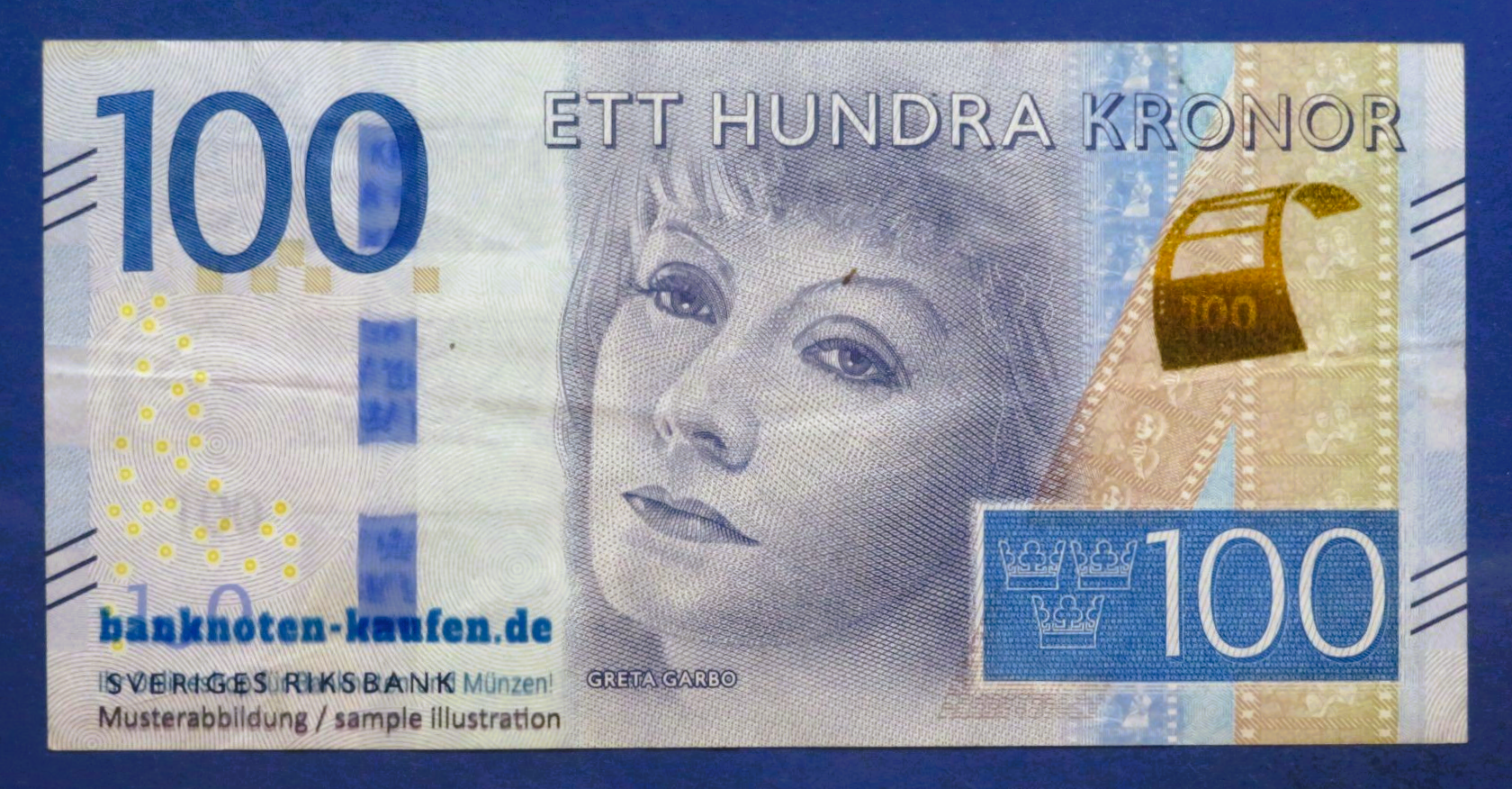 Schweden, 100 Kronor, 2016ND, gebraucht (USED / VF), P-71