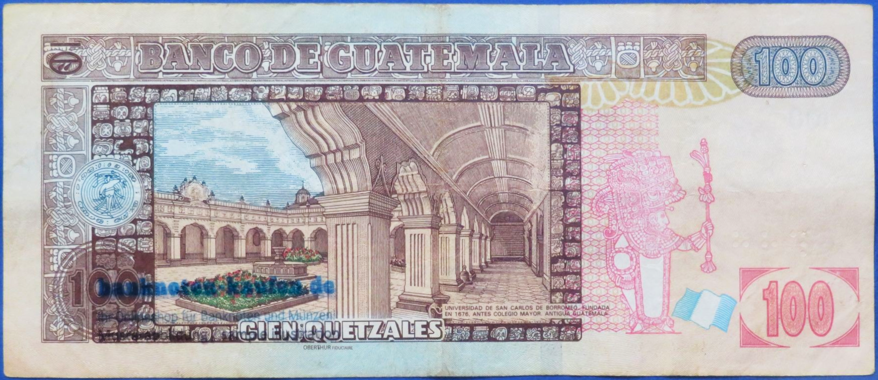 Guatemala, 100 Quetzales, 2020, gebraucht (USED / VF), P-126k