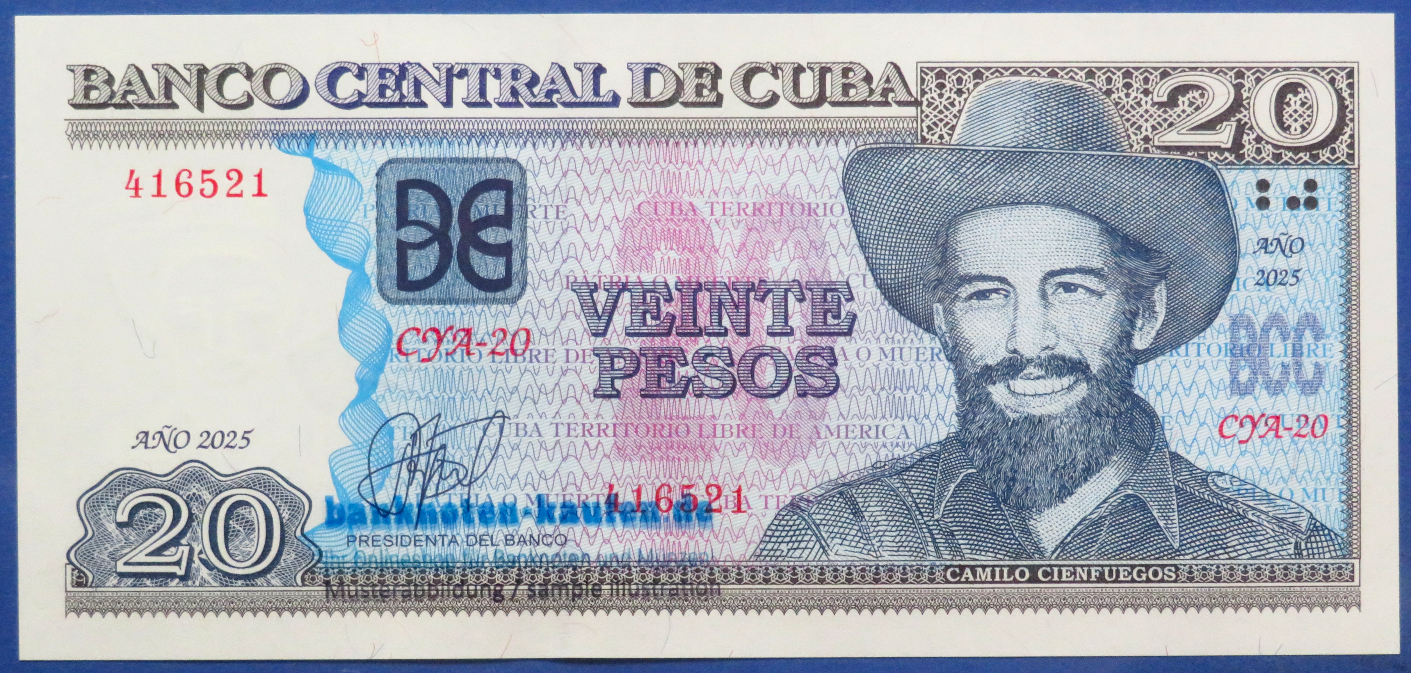 Karibik, 20 Pesos, 2025, kassenfrisch (UNC), P-neu