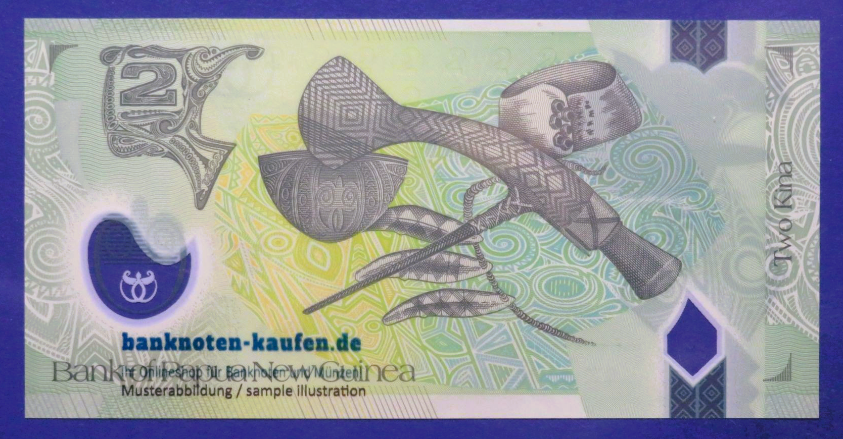 Papua Neuguinea, 2 Kina, 2013, kassenfrisch (UNC), Polymer, Gedenkausgabe, P-45