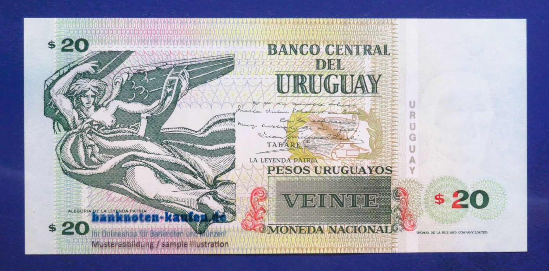 Uruguay, 20 Pesos Uruguayos, 2000, uncirculated (UNC), P-83