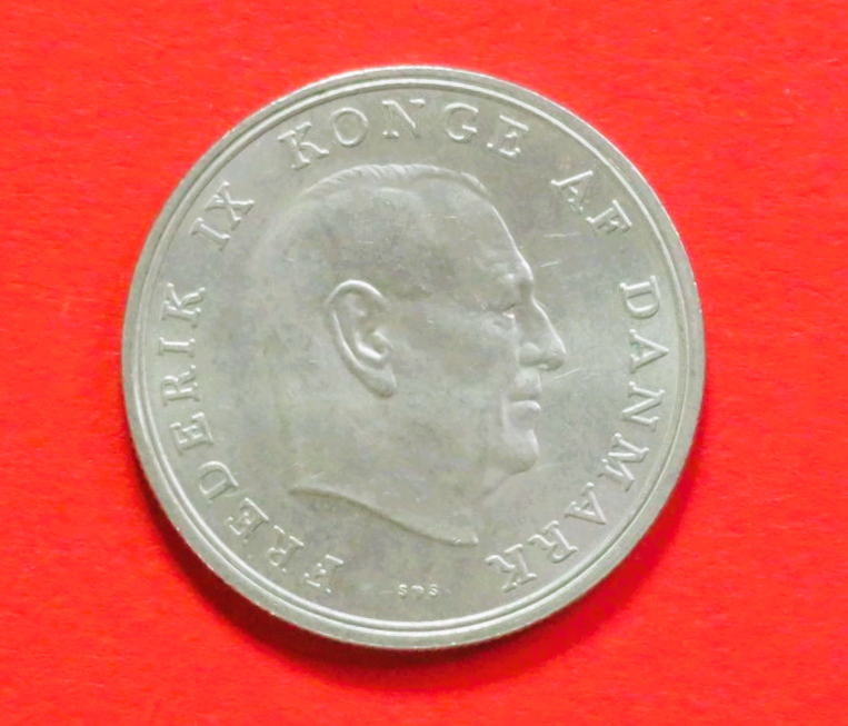 Dänemark:  5 Kroner, 1960-1972, gebraucht (used / ss-vz), # 71