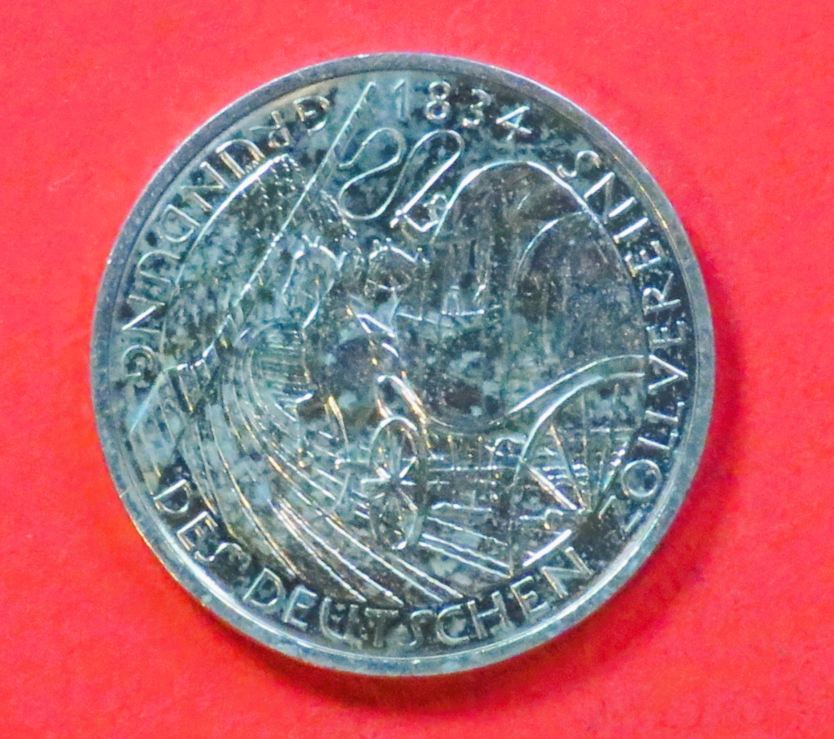 Bundesrepublik Deutschland: 5 Deutsche Mark, 1984, gebraucht (used / ss), Gedenkausgabe, # 159