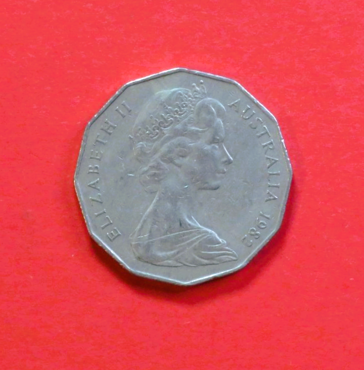 Australia: 50 Cents, 1982, circulated (USED / vf), Commemorative issue
