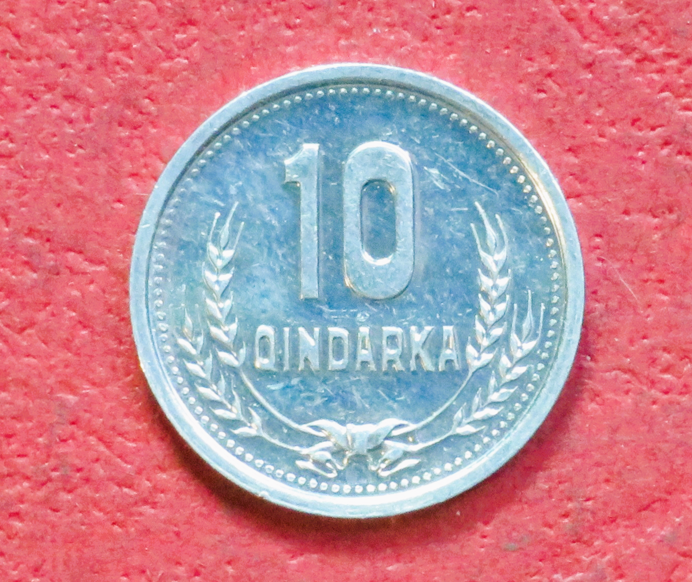 Albanien: 10 Qindarka, 1988, gebraucht (USED / ss), #65