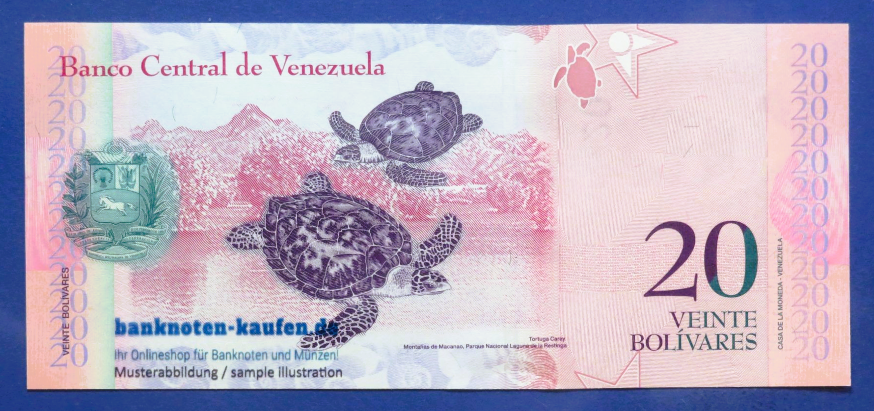 Venezuela, 20 Bolivares fuerte, 2014, uncirculated (UNC), P-91
