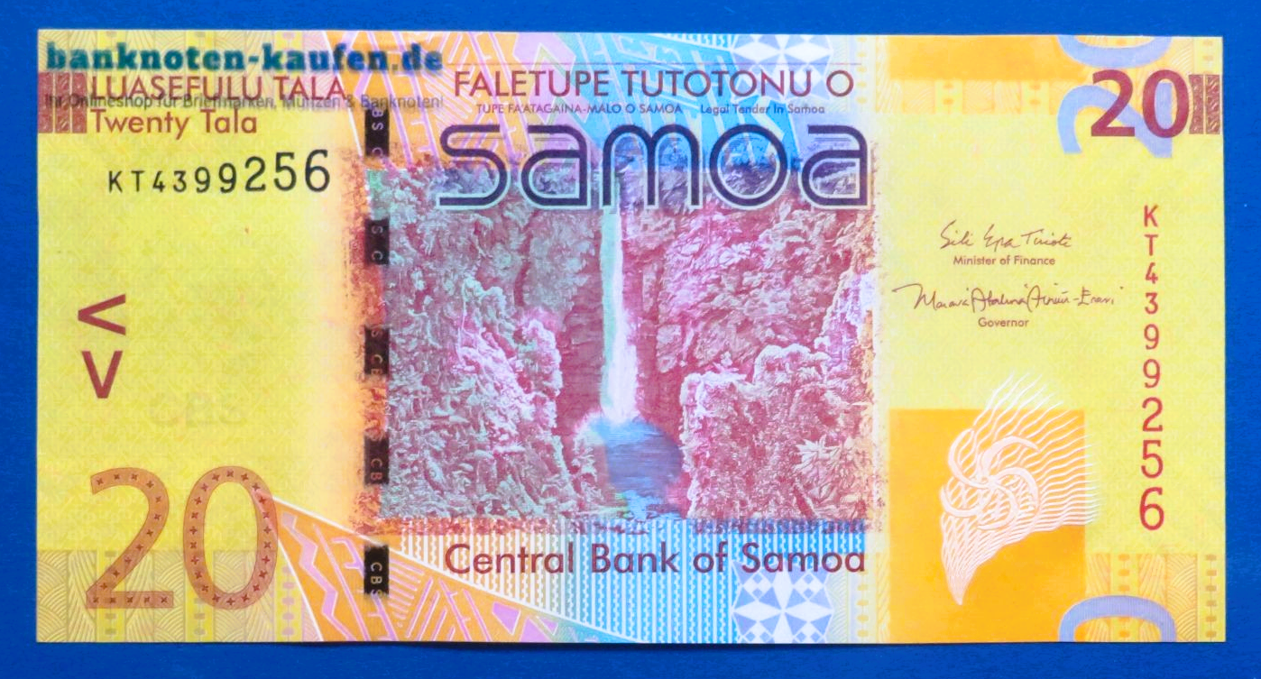 Samoa, 20 Tala, 2017ND, uncirculated (UNC), P-40c