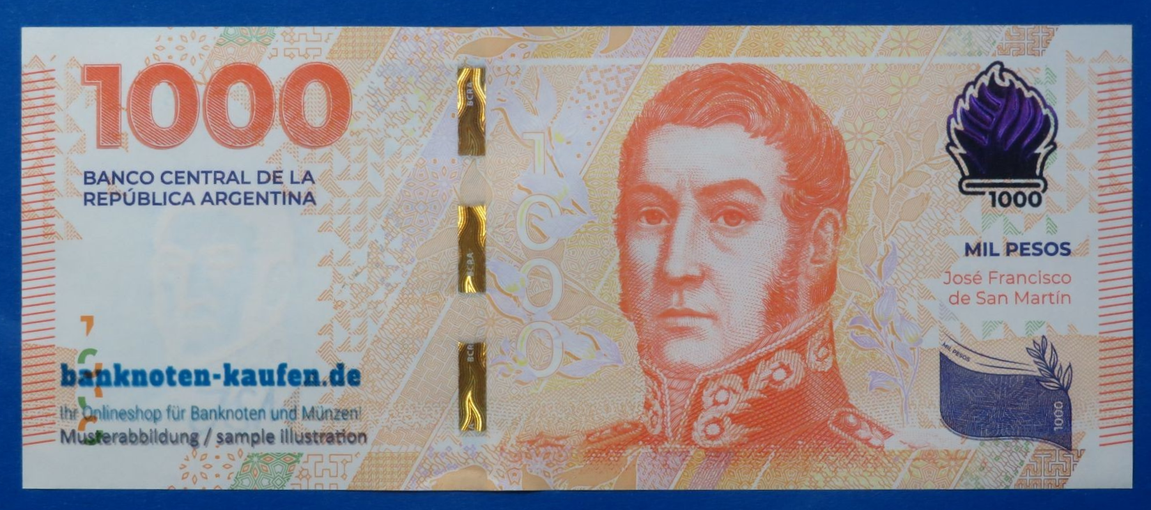 Argentina - 1,000 Pesos, 2023ND, uncirculated (UNC), P-new