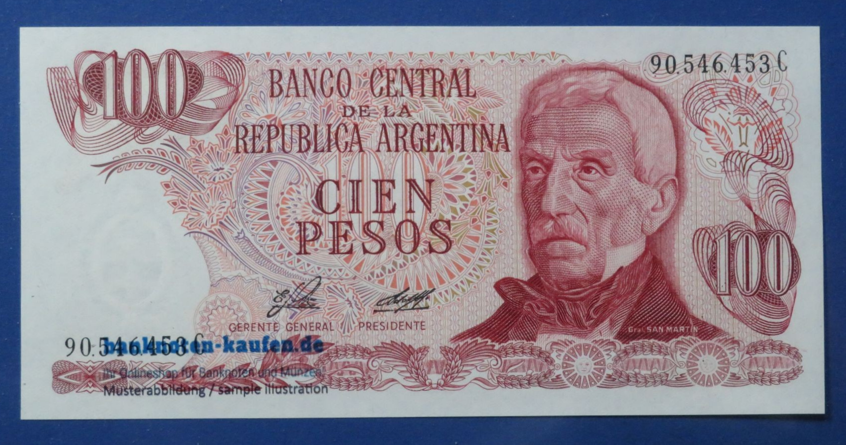 Argentina, 100 Pesos, 1976-78ND, uncirculated (UNC), P-302a