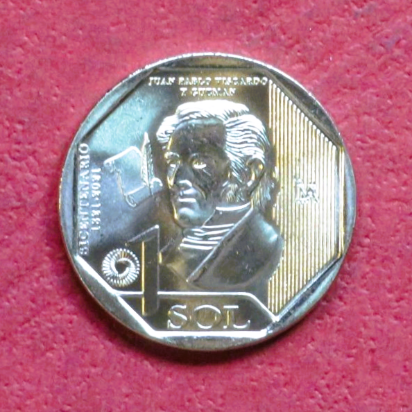 Peru, commemorative coin, 1 Sol, 2020, uncirculated (UNC), "J. P, Viscardo y Guzman"