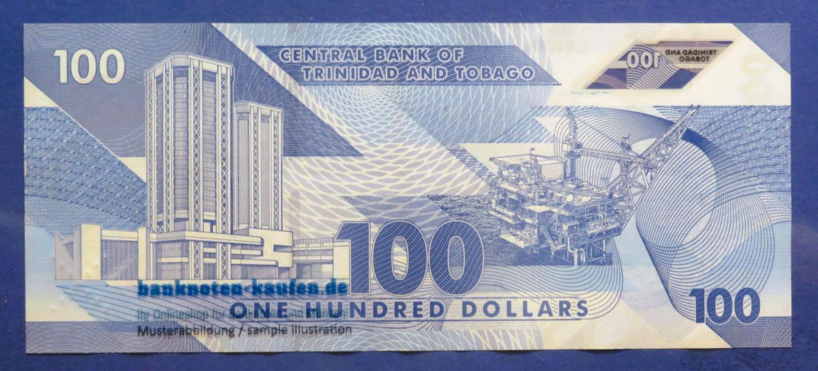 Trinidad und Tobago, 100 Dollars, 2019, gebraucht (UESD / VF+), Polymer, P-65