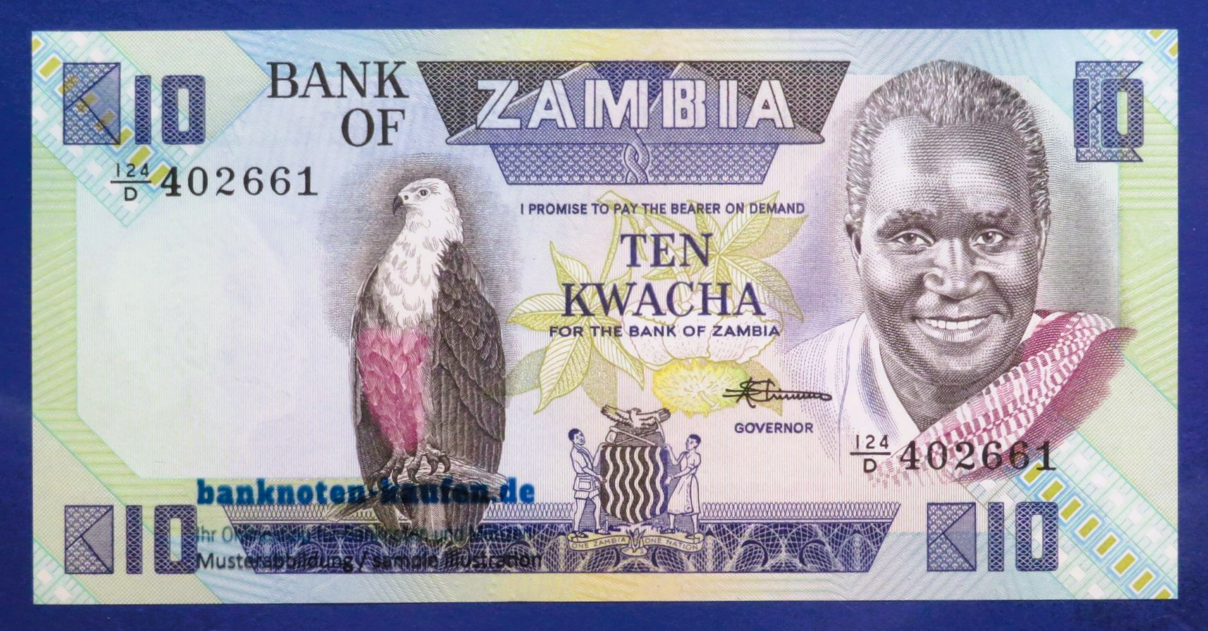 Zambia, 10 Kwacha, 1988ND, uncirculated (UNC), P-26e
