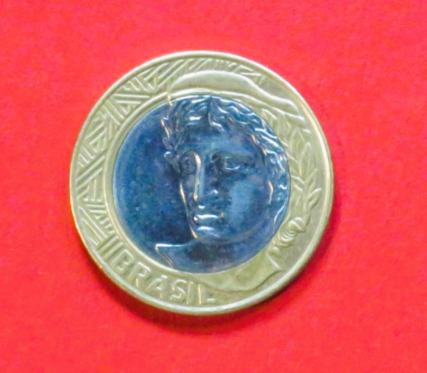 Brasilien: 1 Real, 2002+, gebraucht (used / ss)