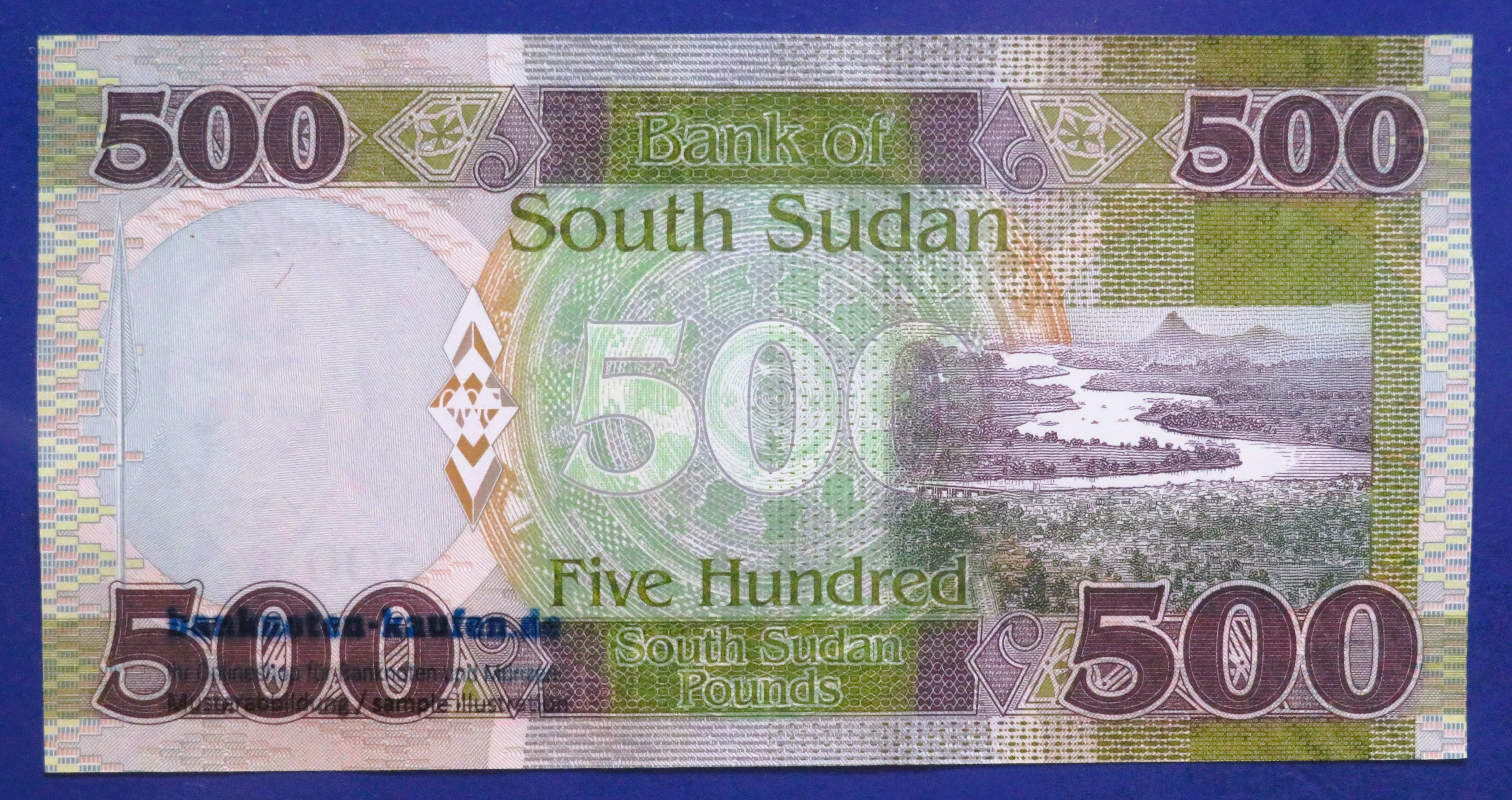 Südsudan, 500 Pounds, 2024, kassenfrisch (UNC), P-16e