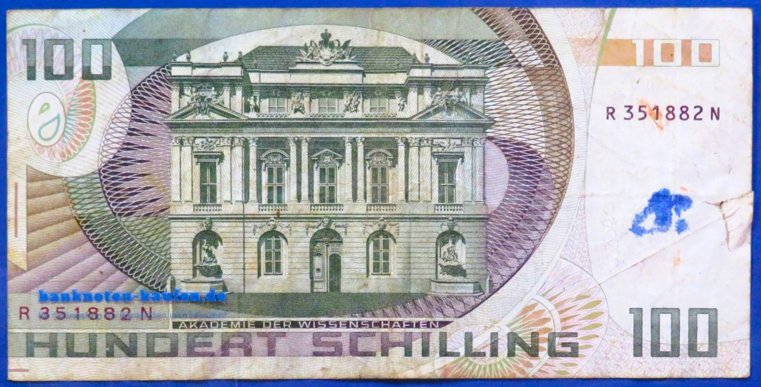 Österreich, 100 Schilling, 1984, gebraucht (USED / VG), P-150