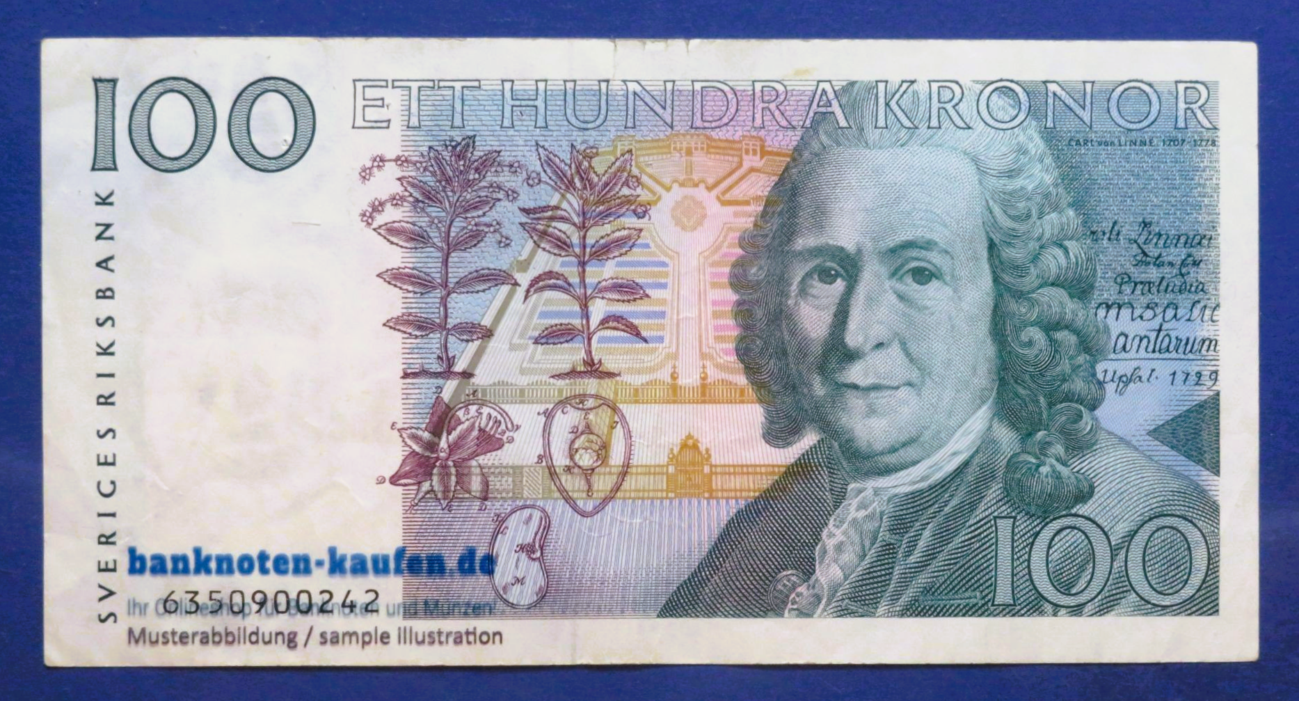 Schweden, 100 Kronor, 1996, gebraucht (USED / F+), P-57b