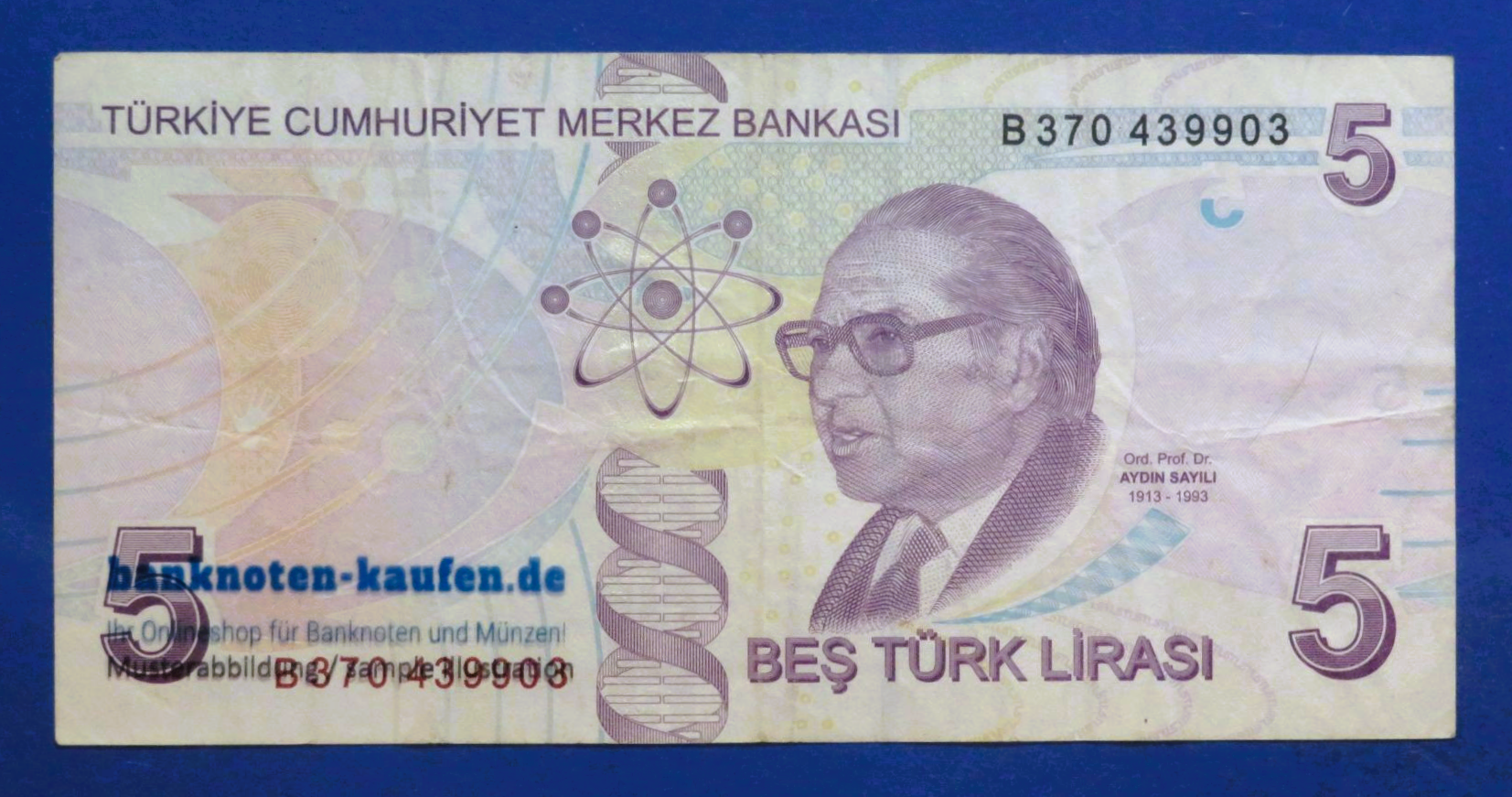 Turkey, 5 Lira, 2009, circulated (USED / VF), P-222
