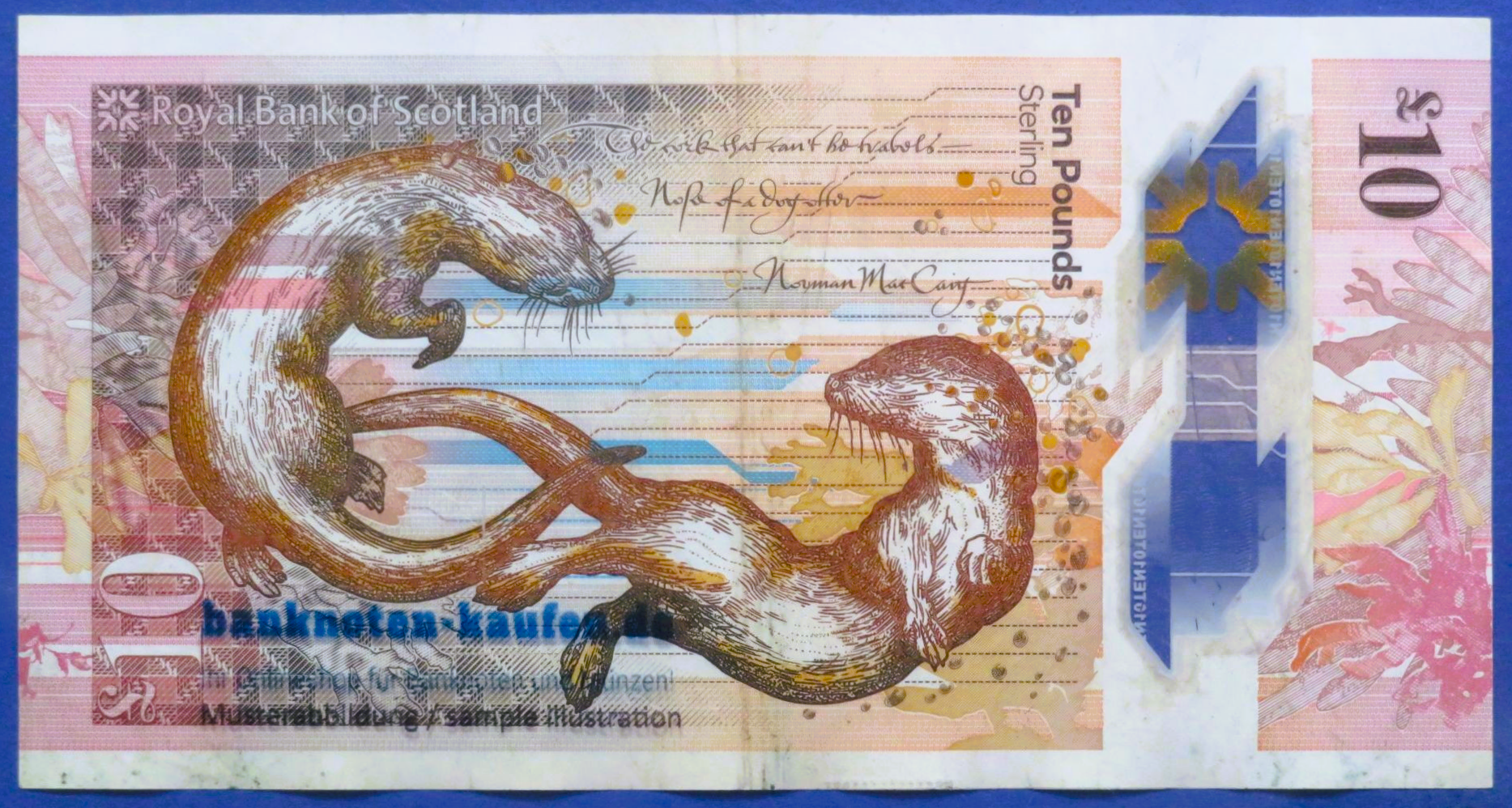 Schottland, 10 Pounds, 2016, gebraucht (USED / VF), Polymer, P-371a