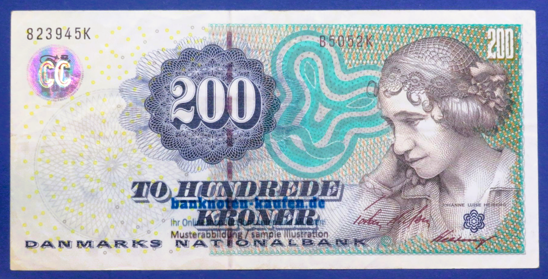 Dänemark, 200 Kroner, 2005, gebraucht (USED / VF), P-62d