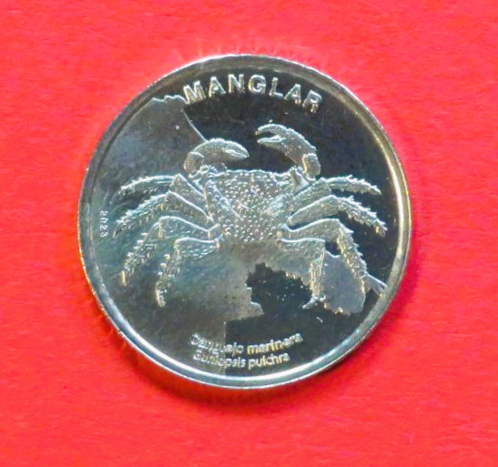 Costa Rica, 50 Colones, 2023, uncirculated (unc) "crab"